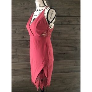 Astr Peeking Lace dress